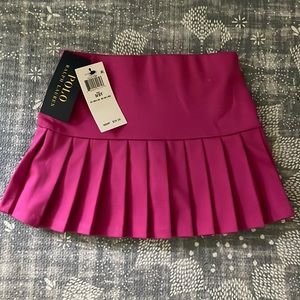 Ralph Lauren Polo 3T fuchsia pleated skirt